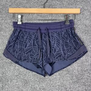 Lululemon Hotty Hot Short Pretty Palm Cadet Size 4